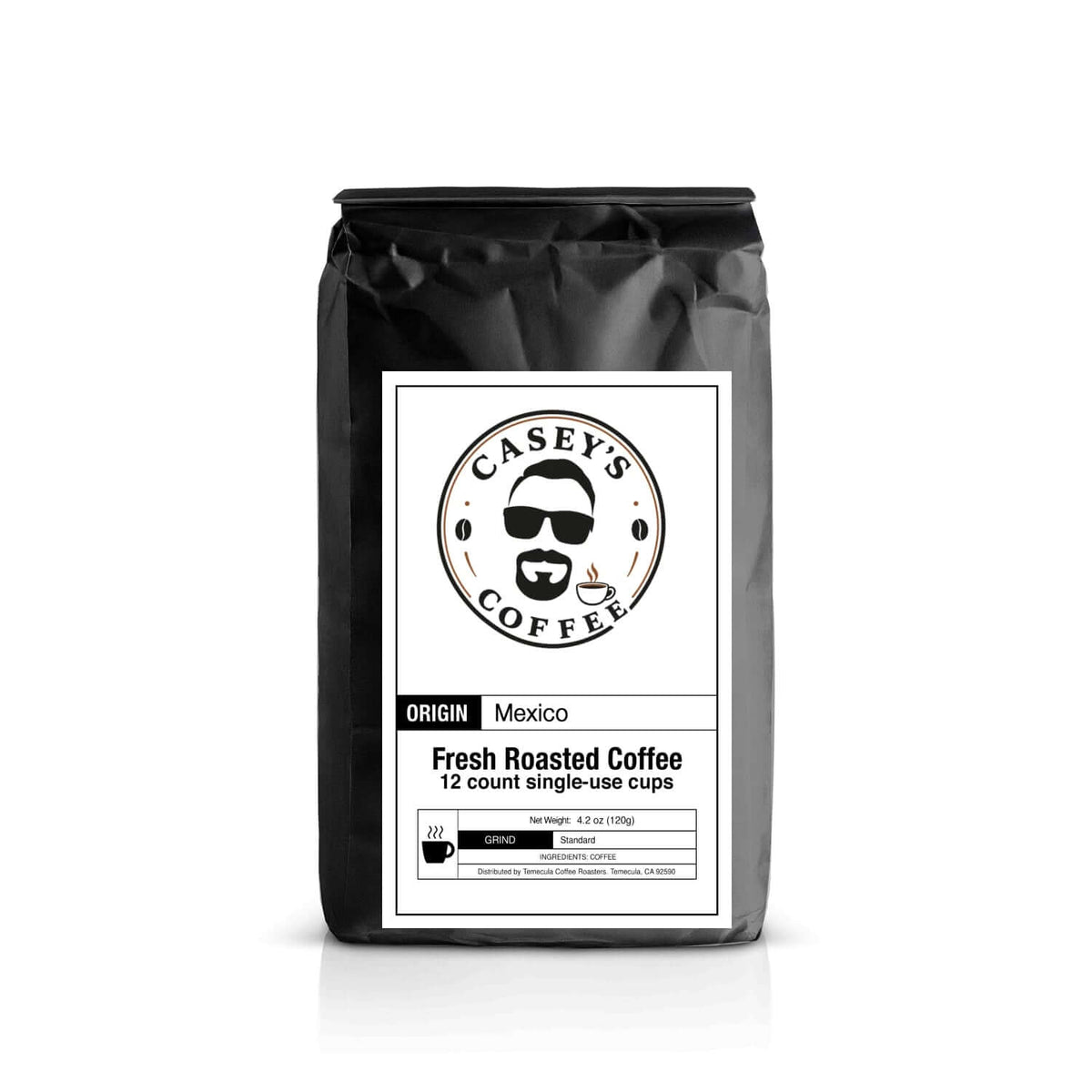 Mexico Coffee Pods, Chiapas Medium Roast - Caseys Coffee