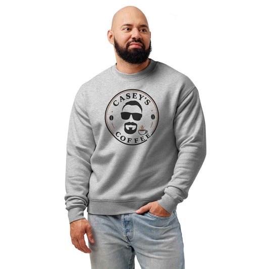Relaxed Crew Neck Sweatshirt, Unisex Fit - Caseys Coffee